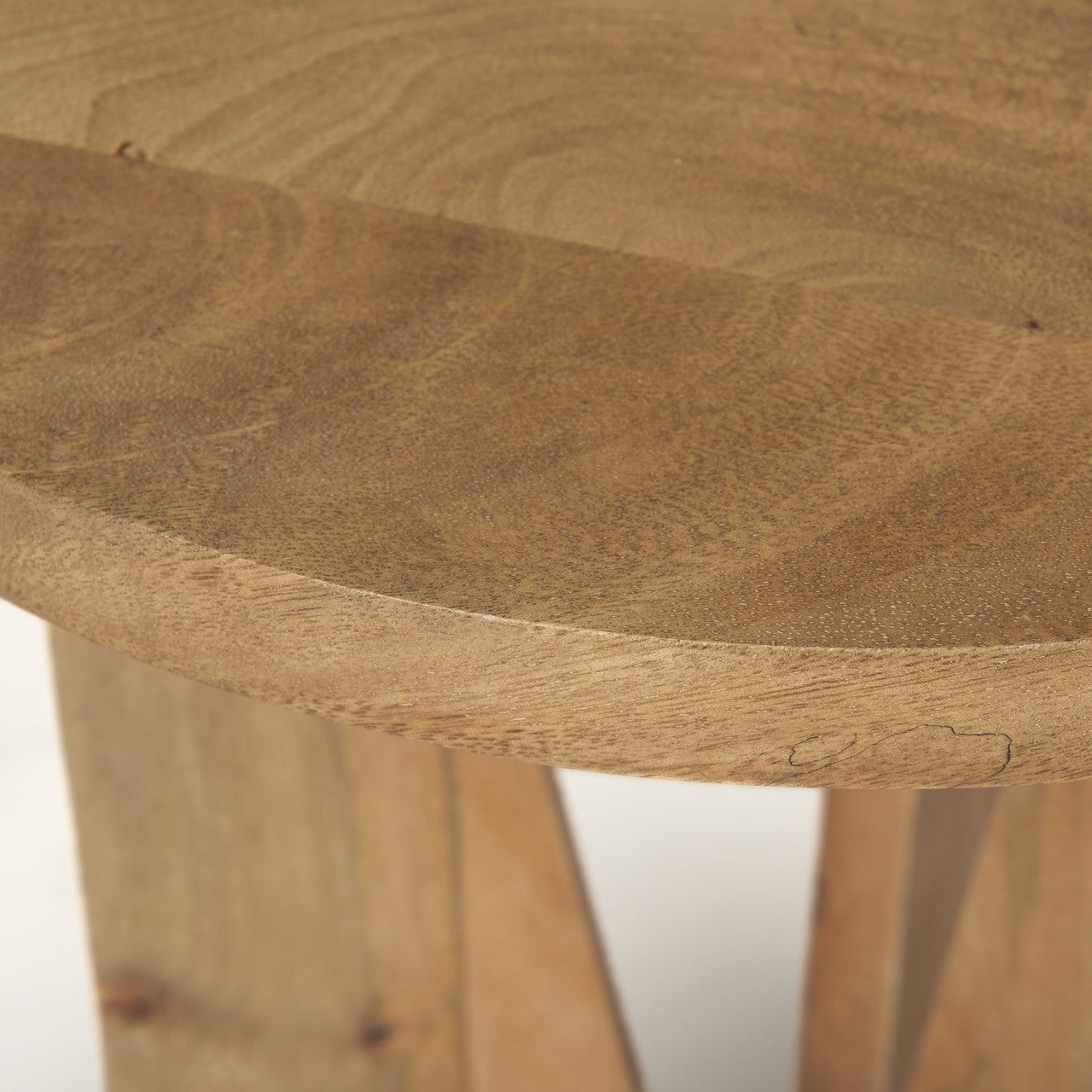 Mattius Light Wood Accent Table