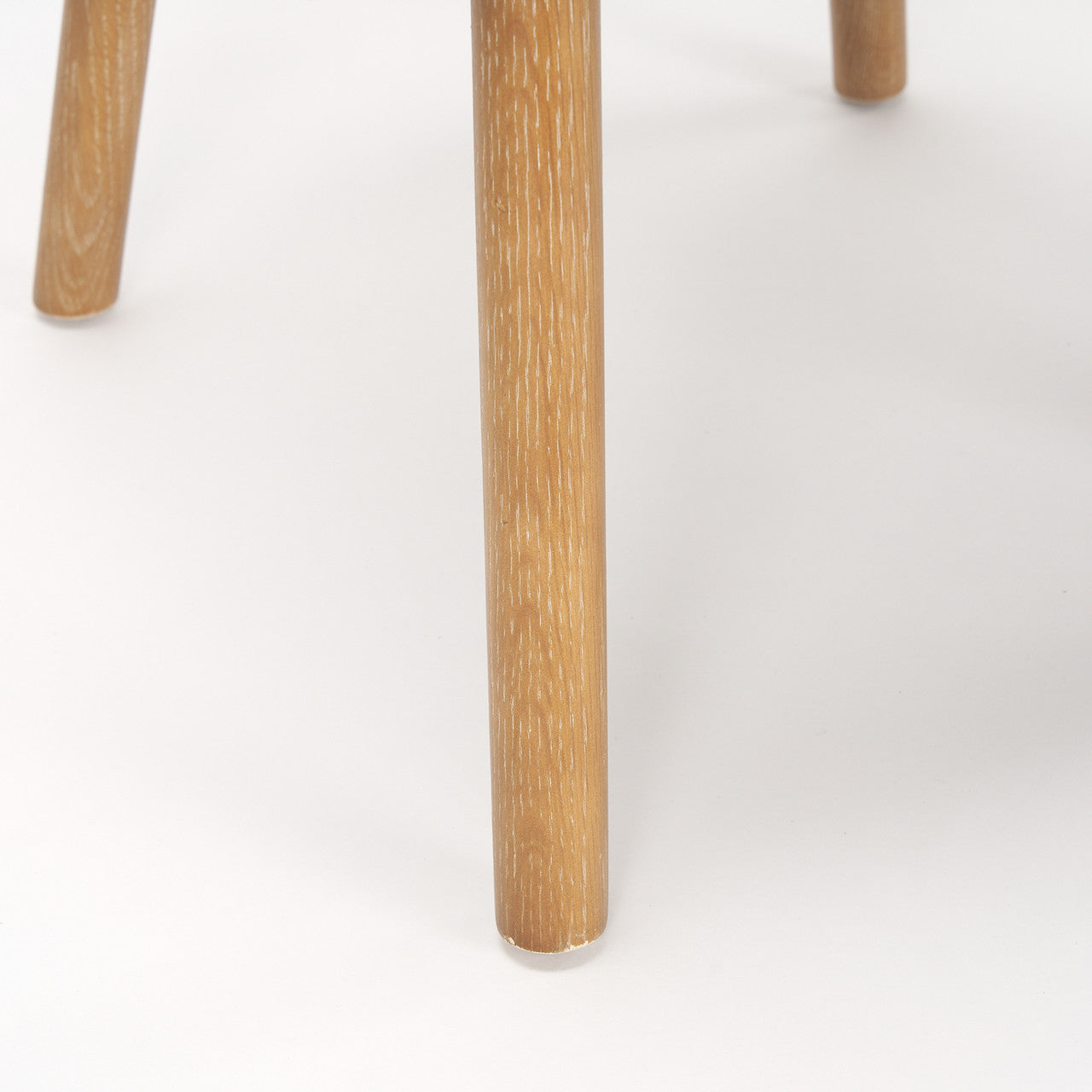 Owen Dining Chair W/ Medium Brown Wood and Beige Fabric