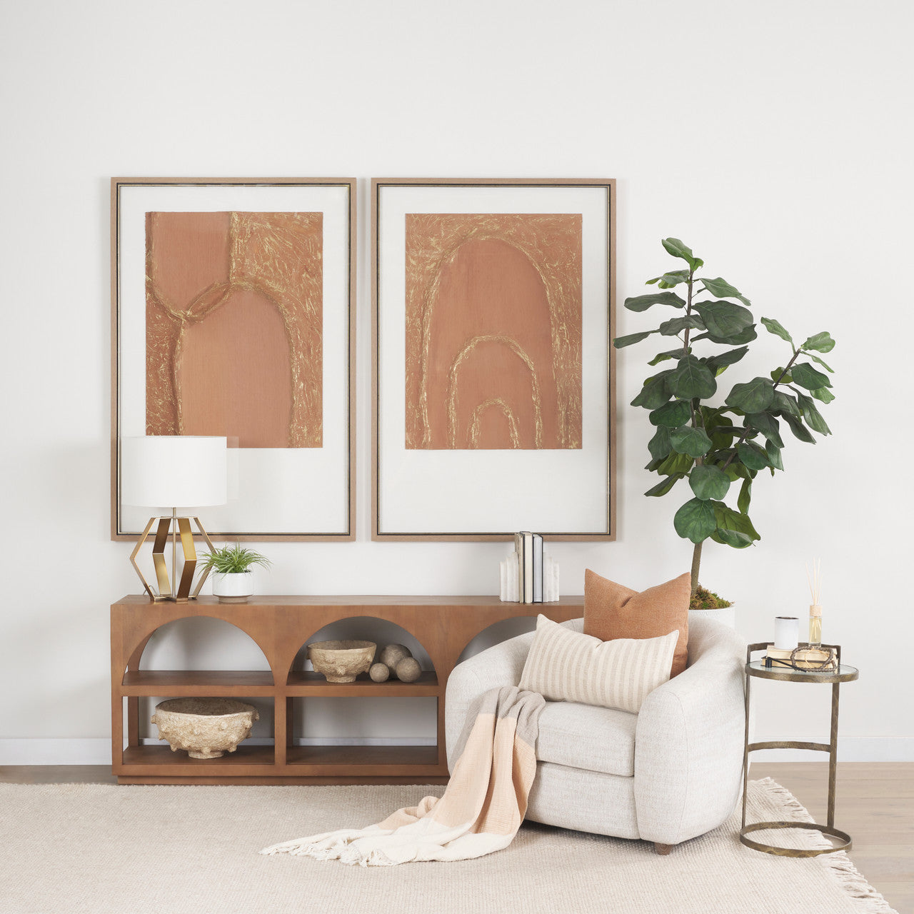 Sunita Set of 3 Gray Paper Mache Orbs