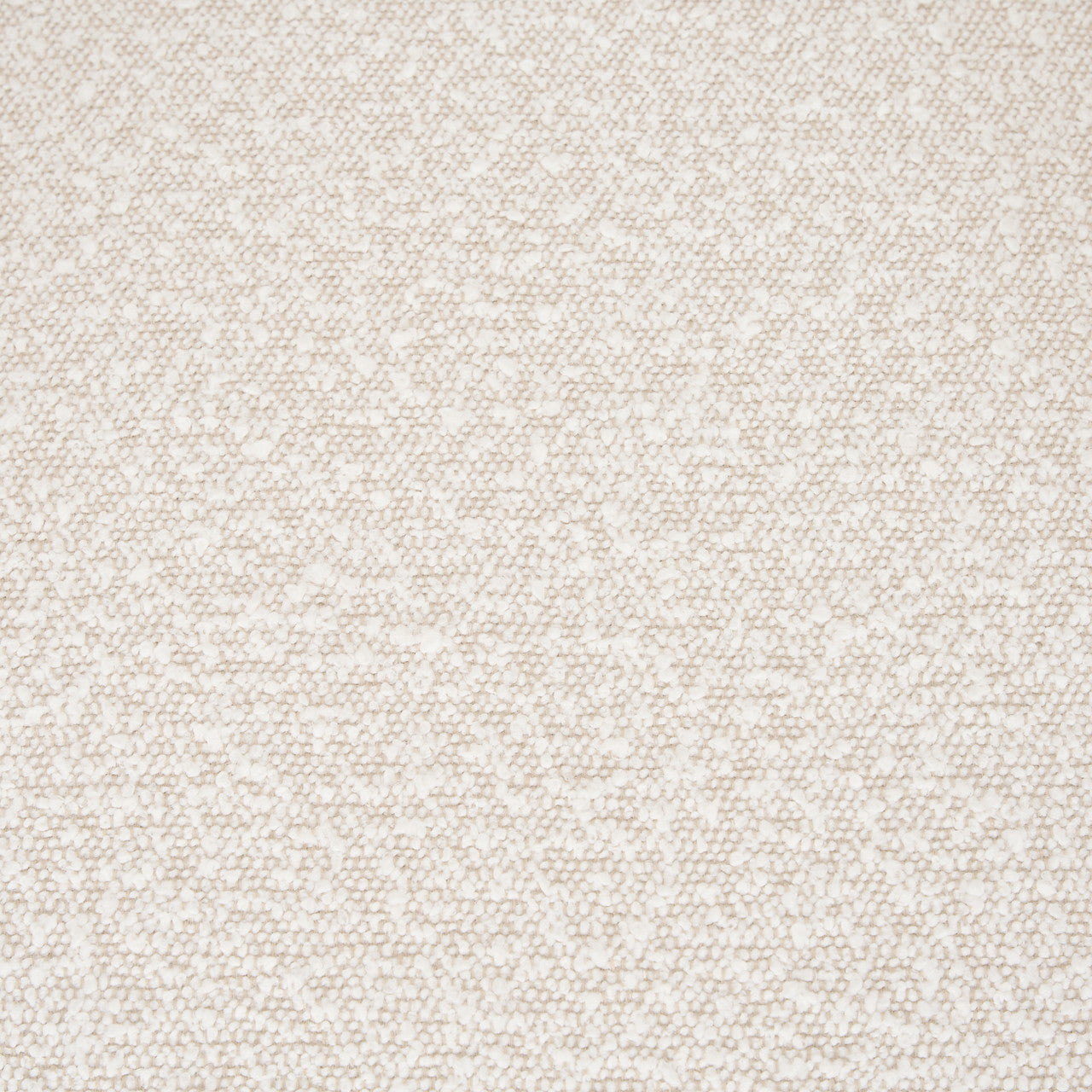 Eve Dining Chair w/ Cream Boucle Fabric & Matte Black Metal