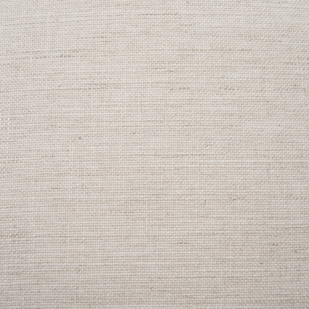 Gwynn Beige Fabric w/ Light Brown Wood Pouf