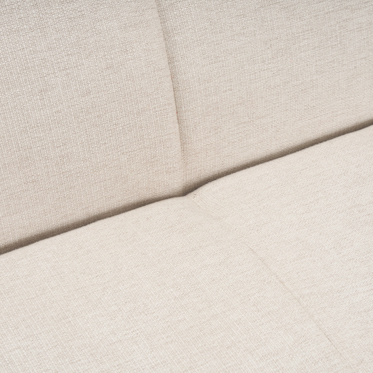 Hale Sofa W/ Medium Brown Wood and Oatmeal Fabric