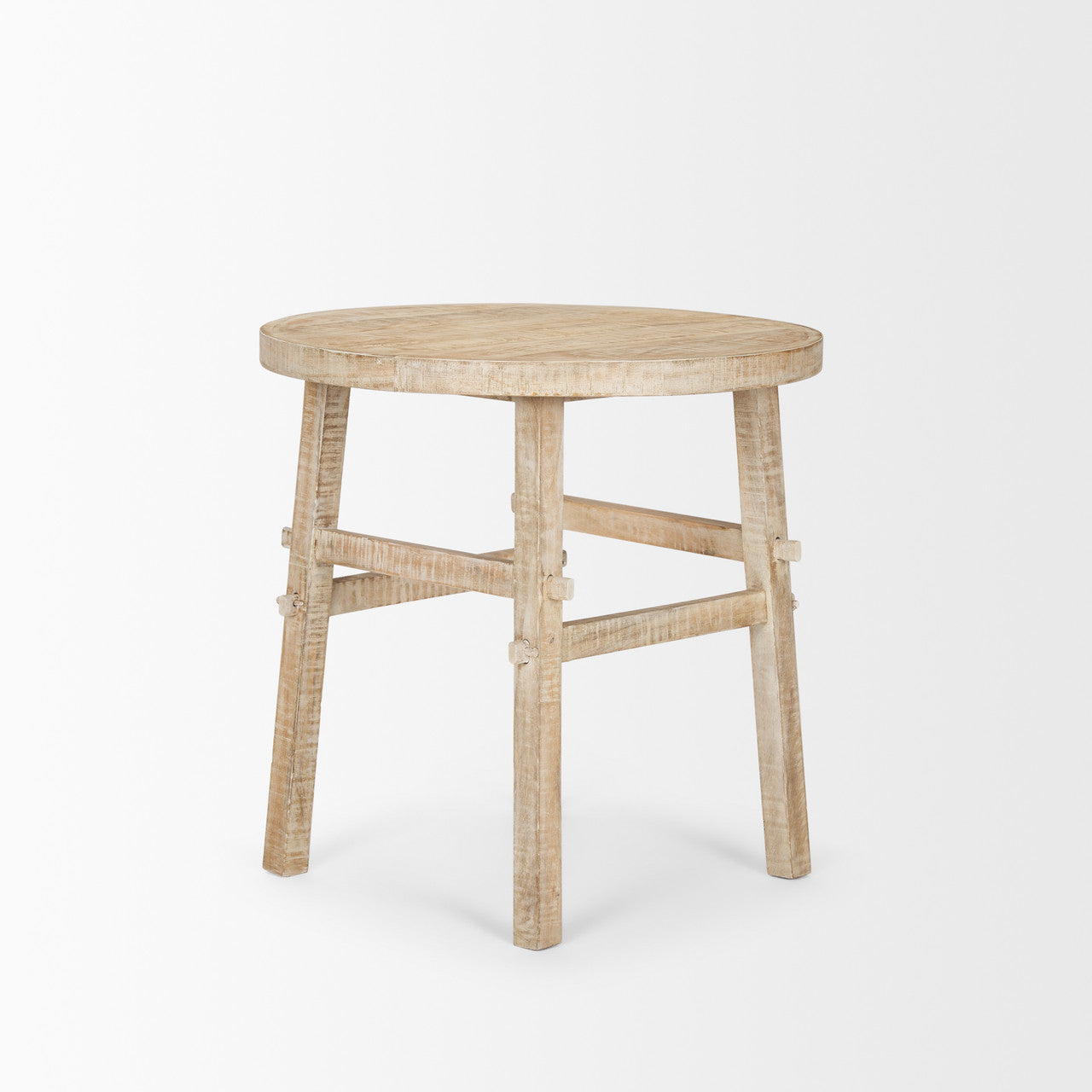 Rosie Large Blonde Wood End Table