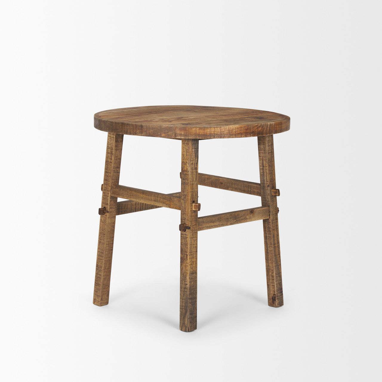 Rosie Large Brown Wood End Table