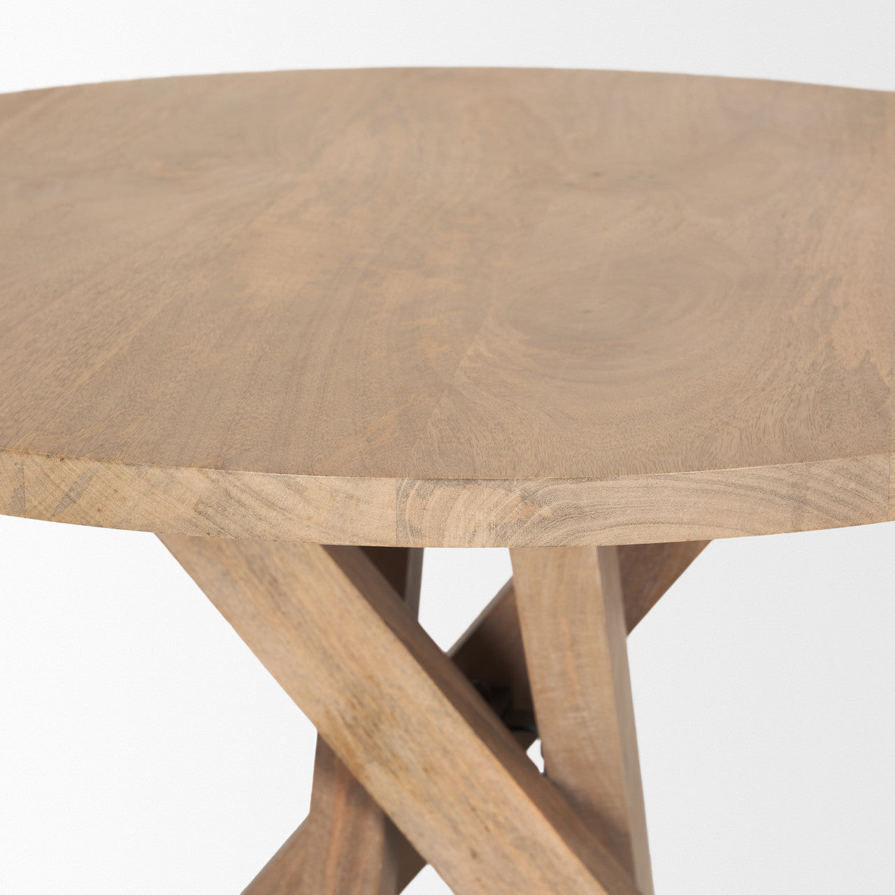 Solana Light Brown Wood Foyer Table