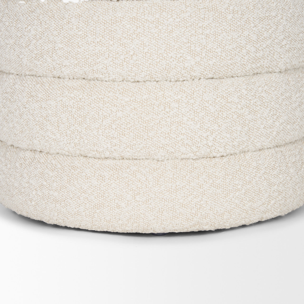 Elise Cream Boucle Upholstered Storage Ottoman