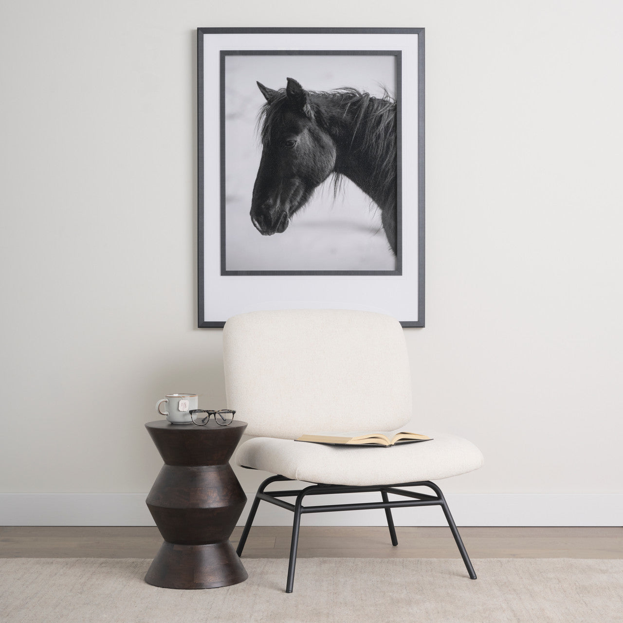 Odessa Dark Brown Wood Accent Table