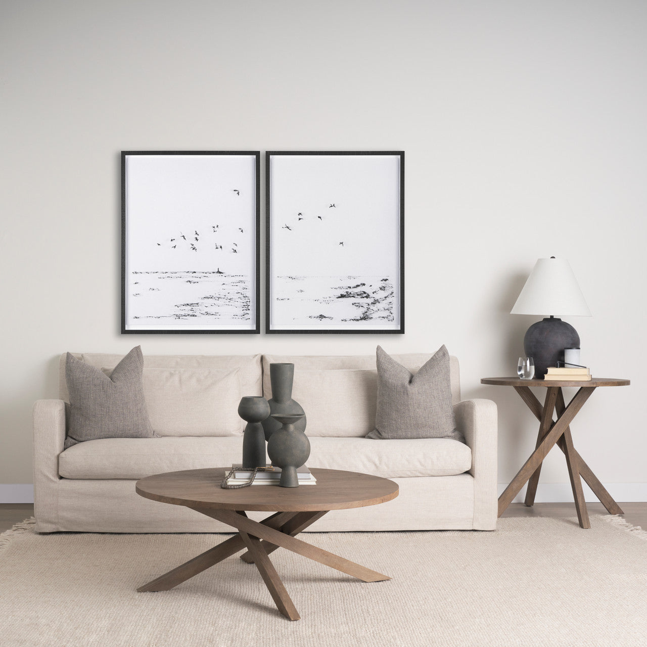 Solana Medium Brown Wood Foyer Table