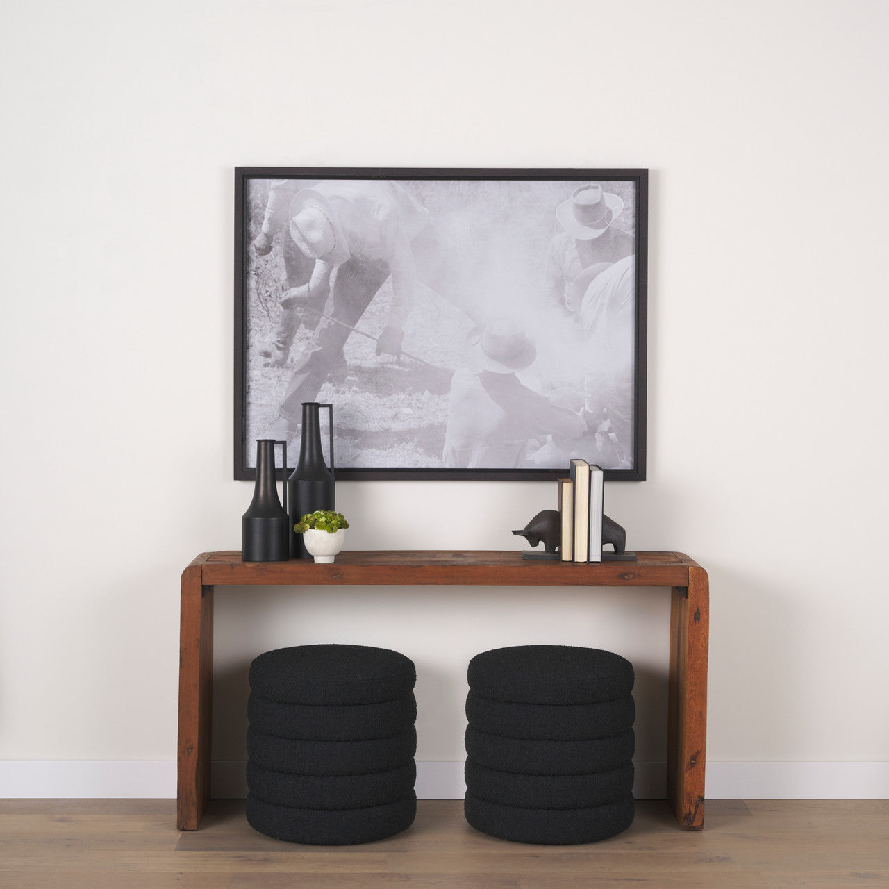 Tauro III (Set of 2) 10L x 5W Black Cast Aluminum Raging Bull Bookends