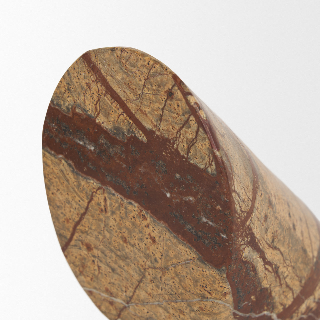 Rahima Brown Forest Marble Angled Bookends