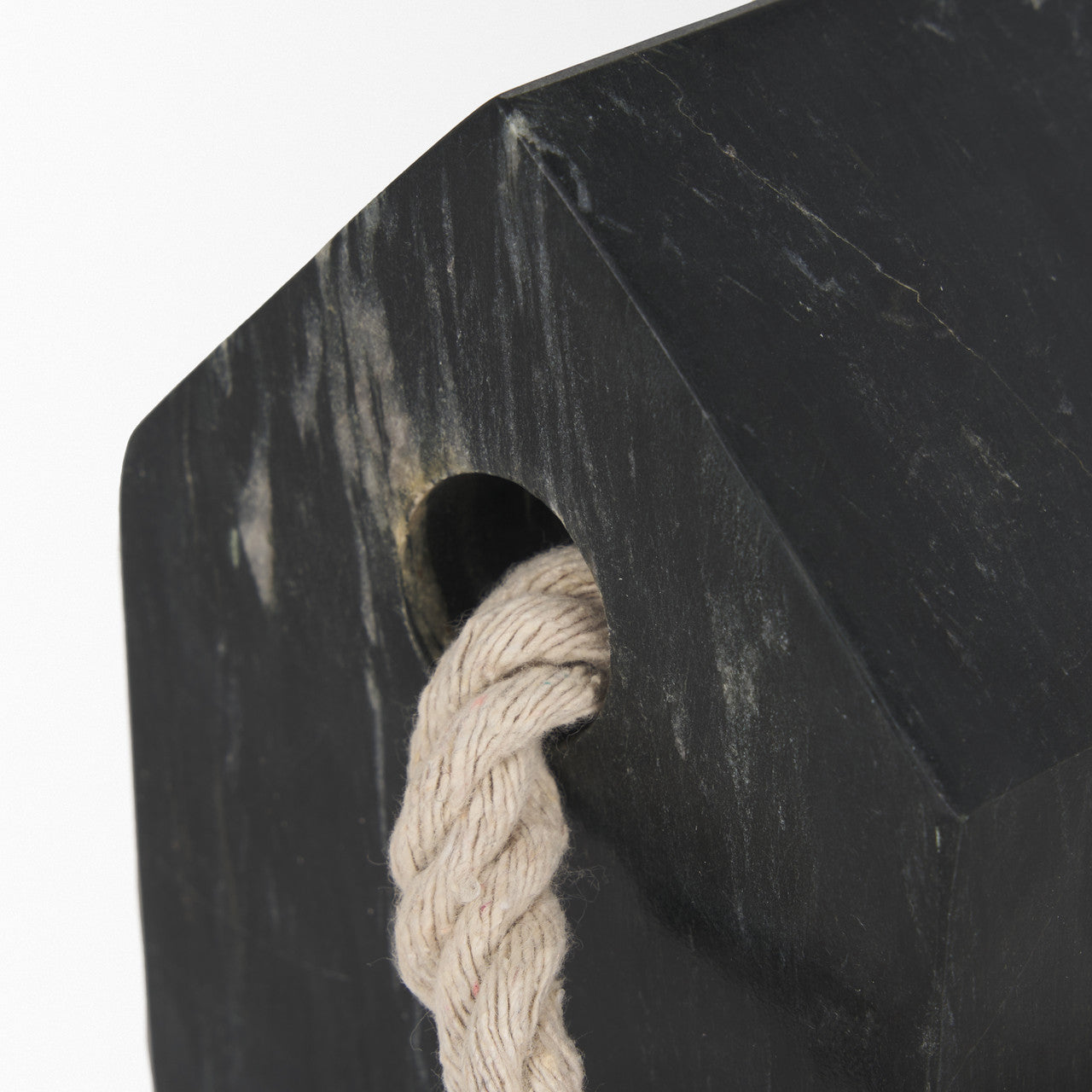 Raena Black Marble House Door Stopper