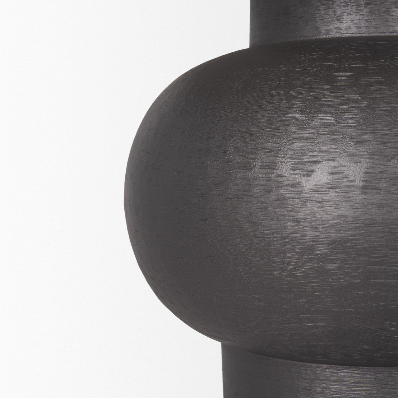 Salaah Black Brushed Metal w/ Beige Shade Table Lamp
