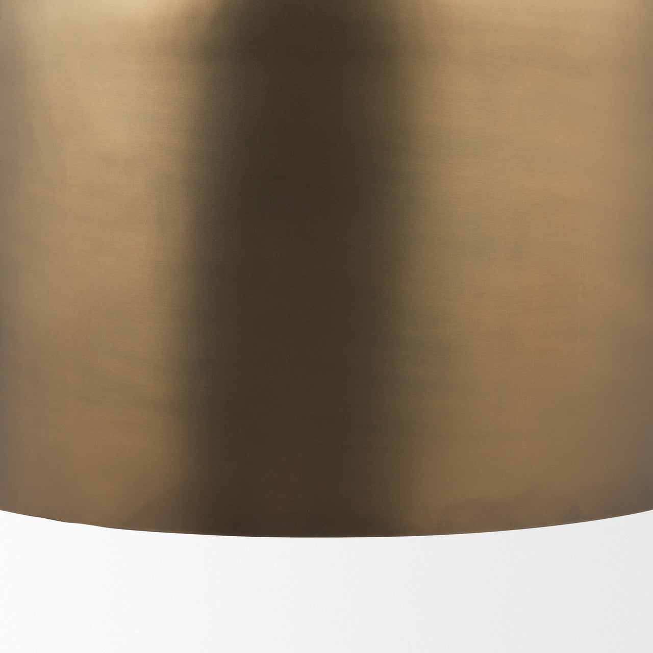Sanne Antiqued Gold Metal w/ Silver Foil Large Pendant Light