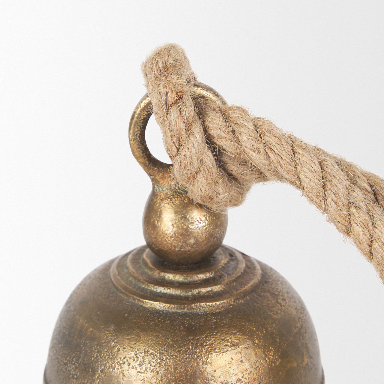 Quincy Small Gold Metal Decorative Bell Object