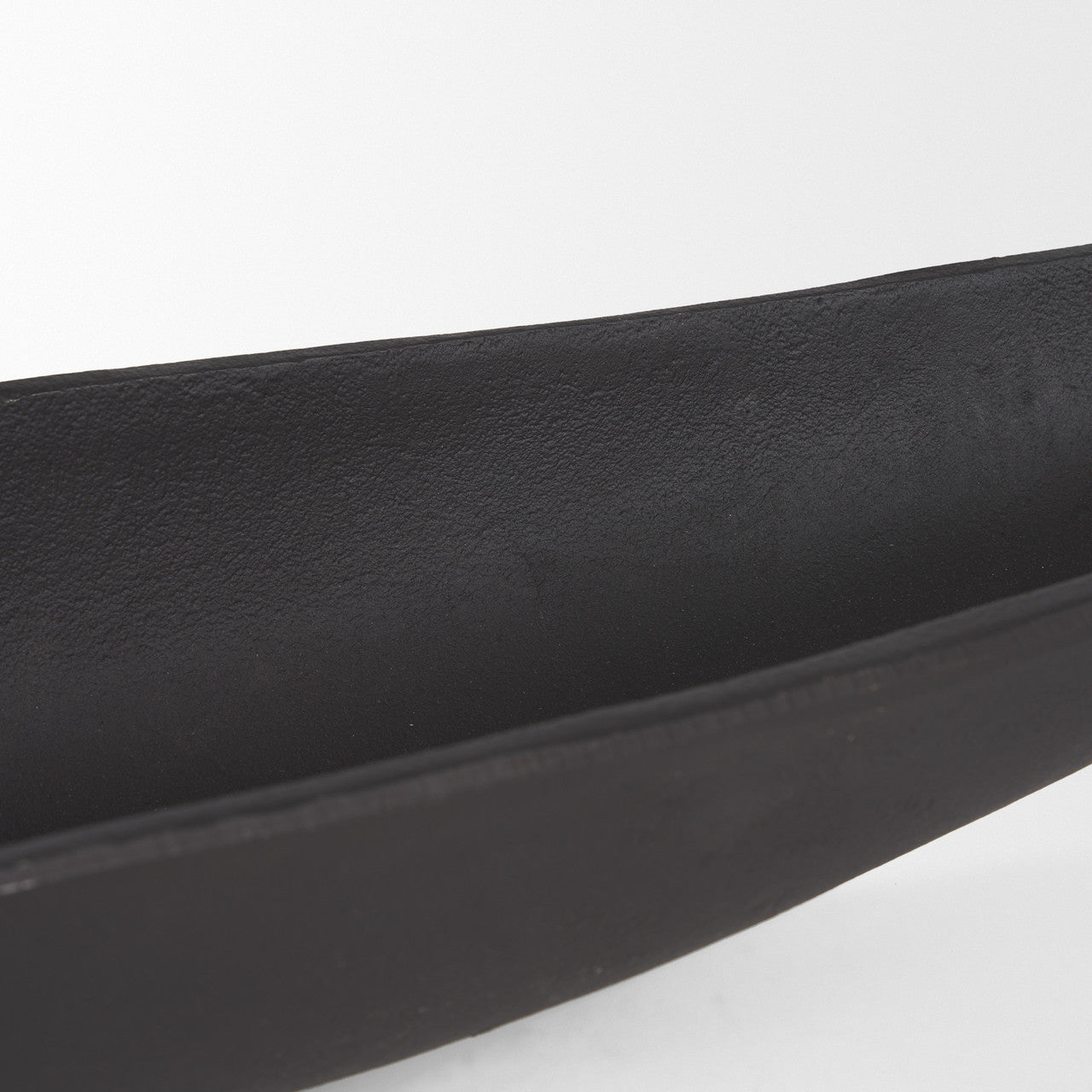 Piero Small Matte Black Metal Decorative Bowl