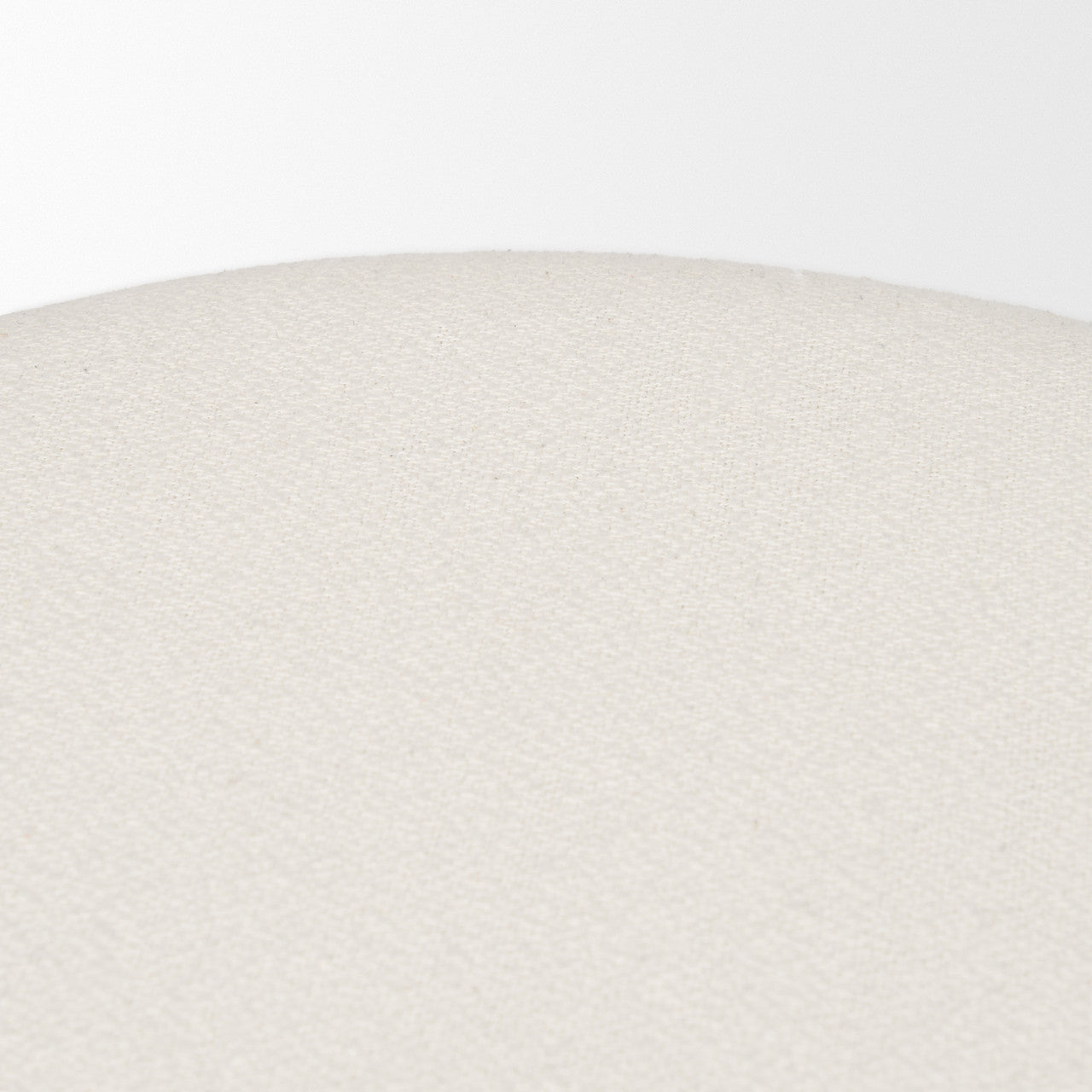 Shaiden Brown Wood w/ Cream Fabric Stool