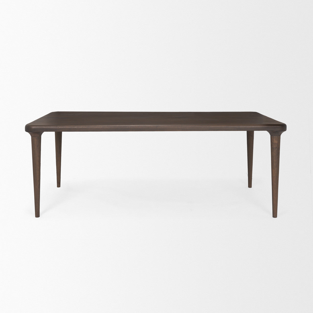 Suvan 84L Medium Dark Brown Rectangular Wood Dining Table