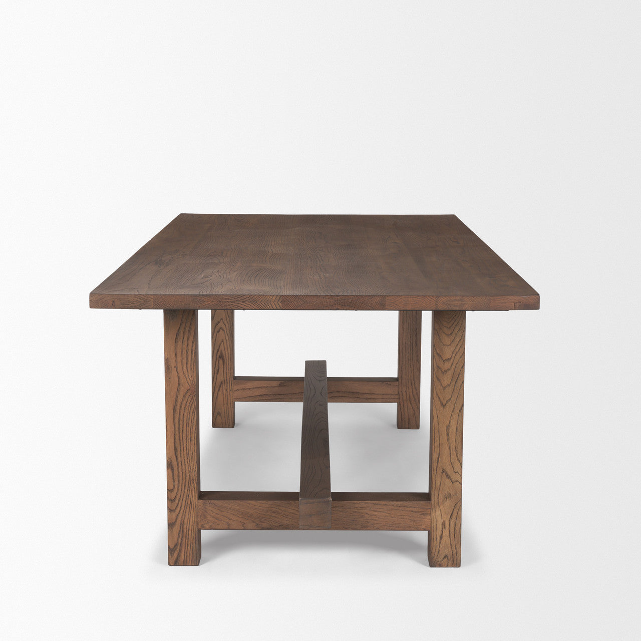 Suke 84" Medium Brown Rectangular Oak Dining Table