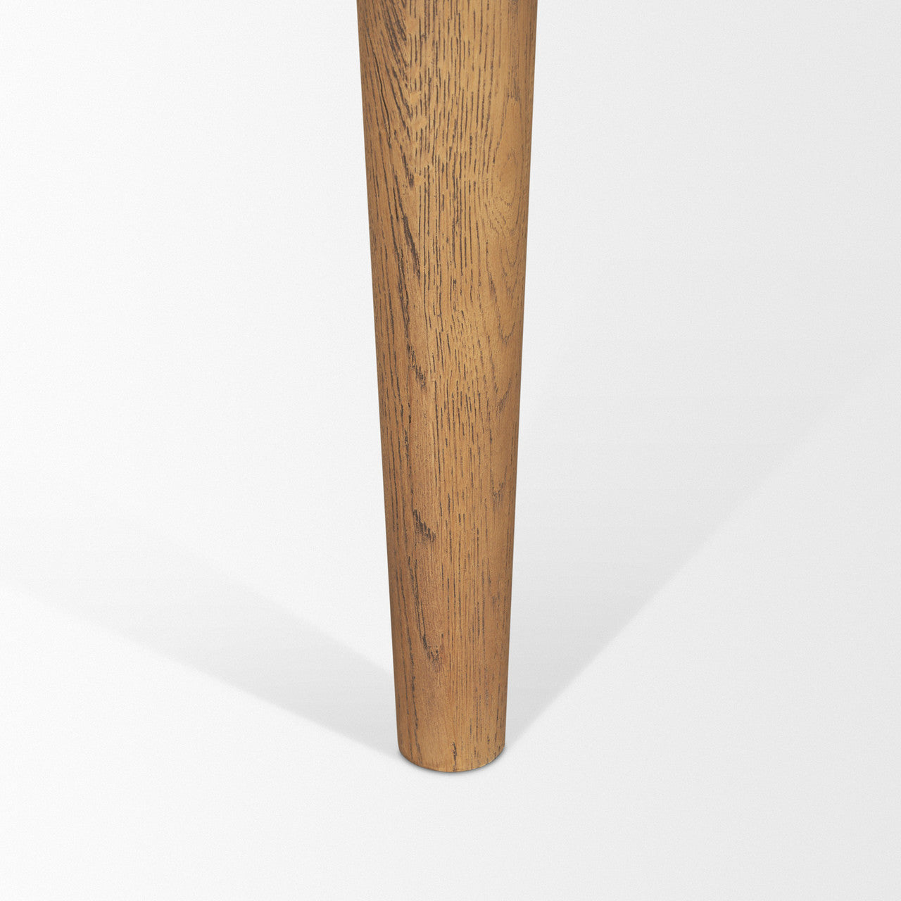 Suvan 84L Light Brown Rectangular Oak Wood Dining Table