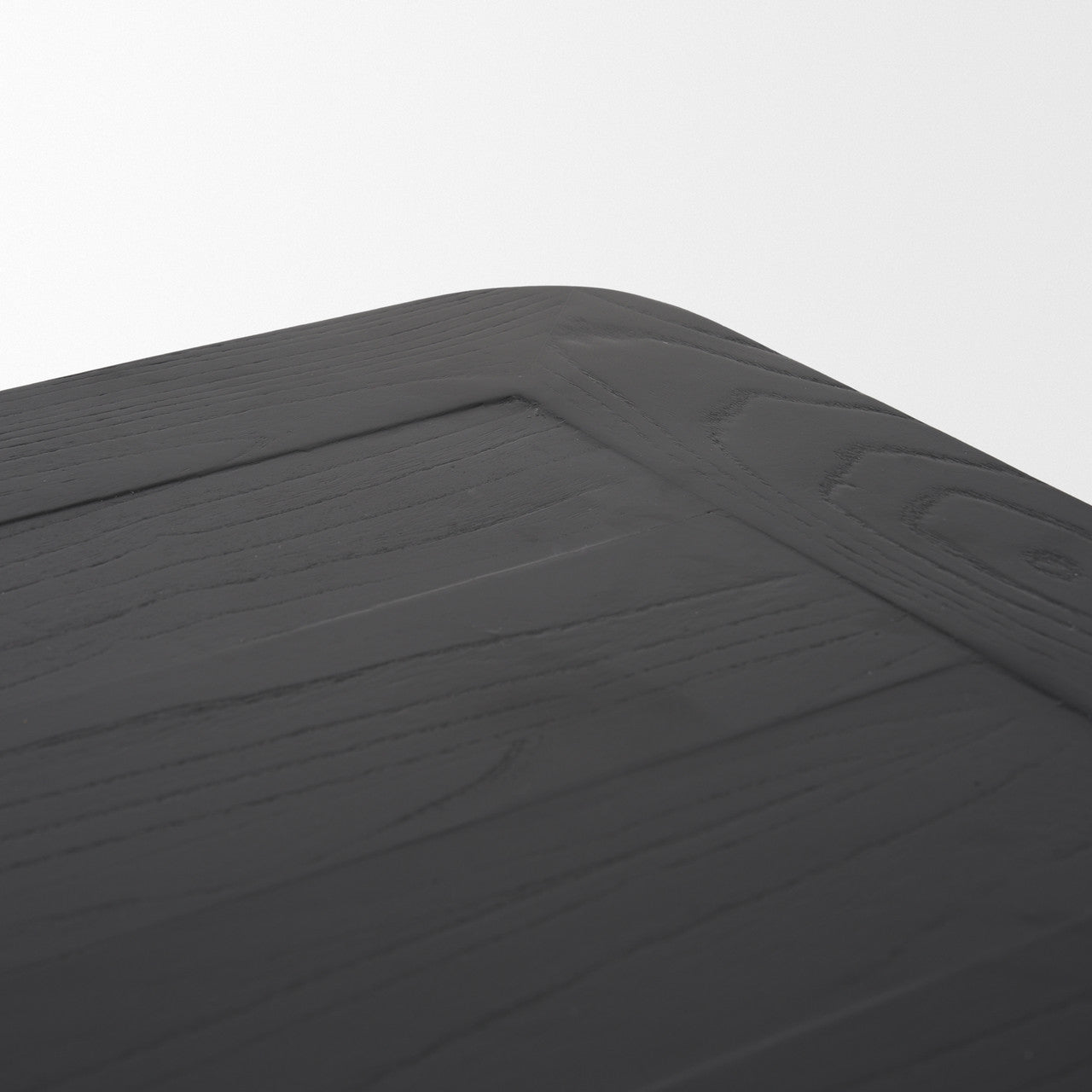 Teva Black Wood Rectangular 92" Dining Table