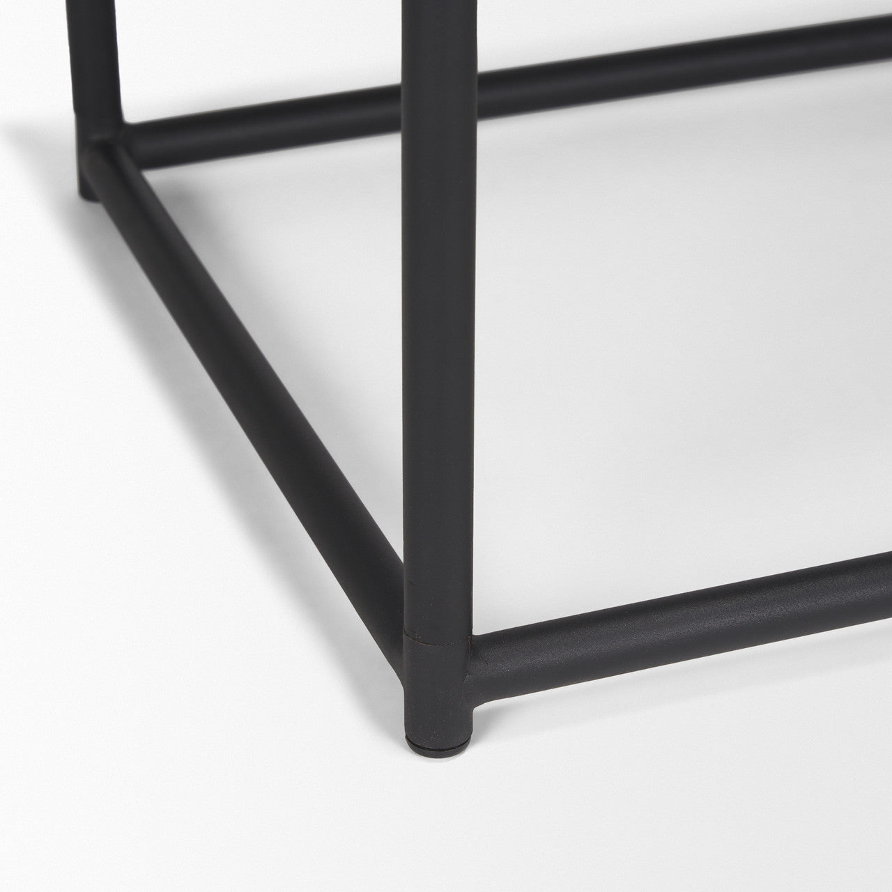 Taniel Light Brown Wood w/ Black Metal Stool