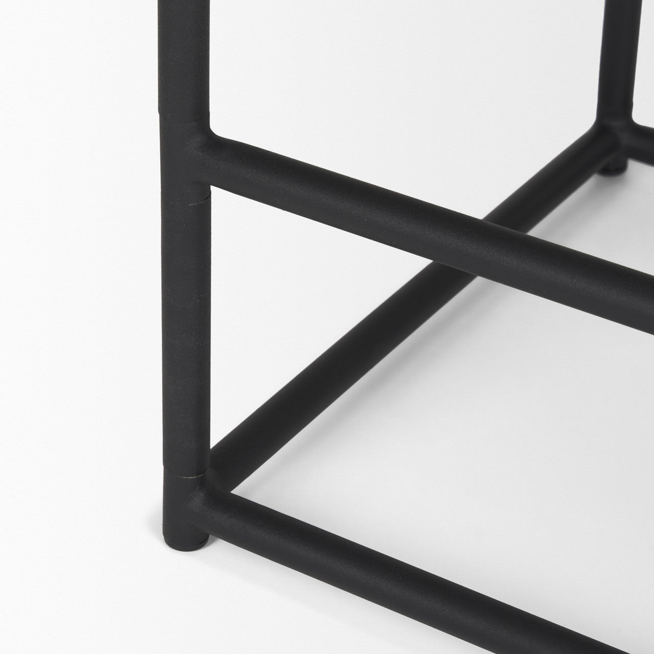 Taniel Light Brown Wood w/ Black Metal Counter Stool