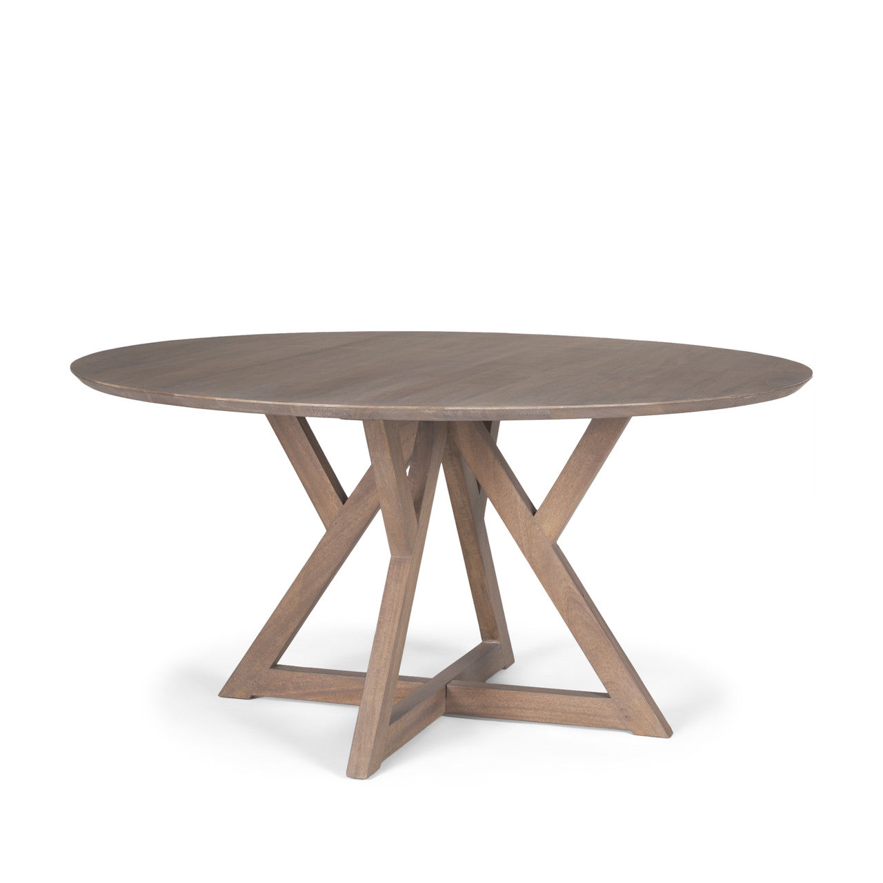 Jennings 60" Light Brown Wood Dining Table