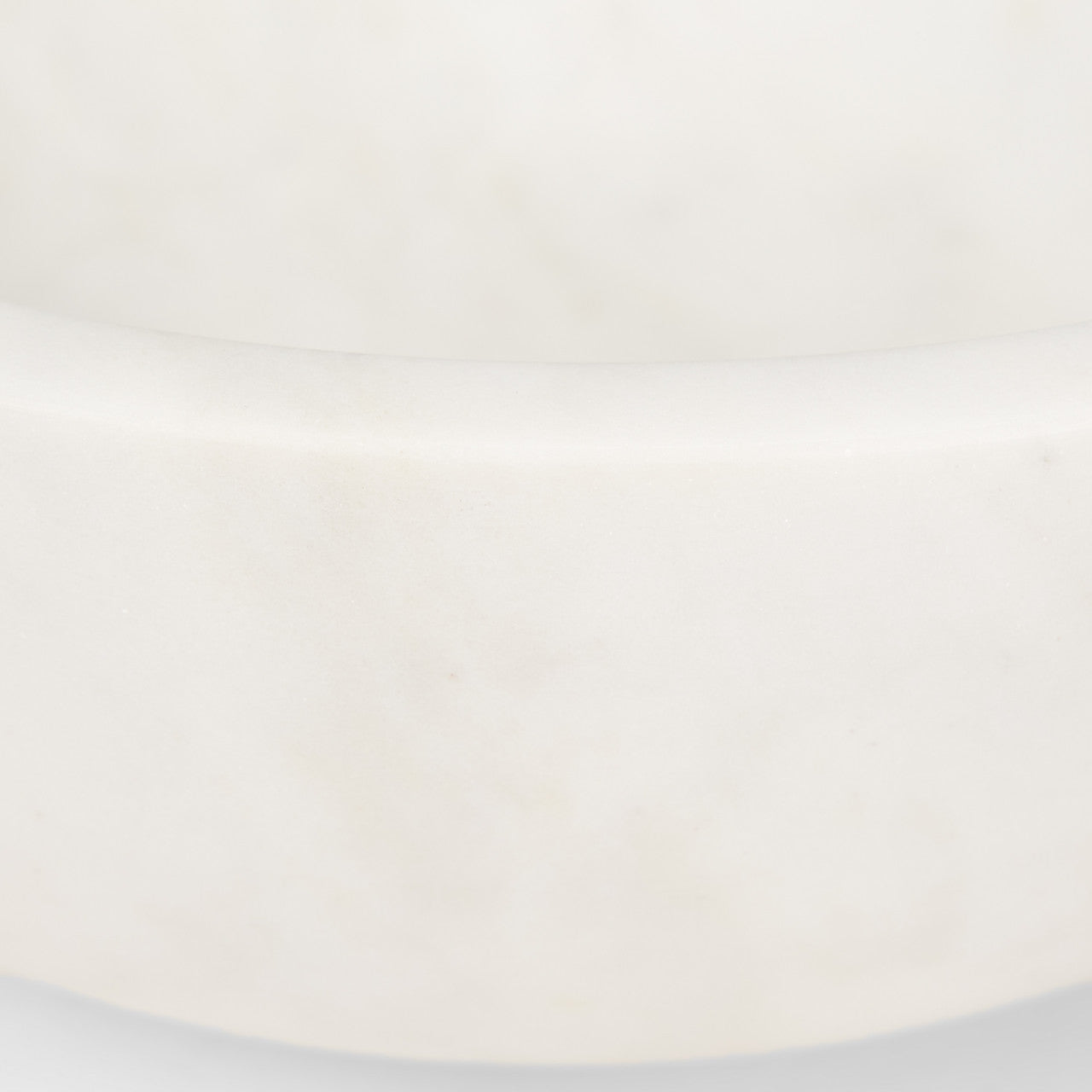 Katora Large Premium Solid White Marble Bowl