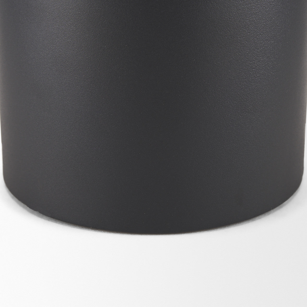 Tosca Small Matte Black Metal Vase