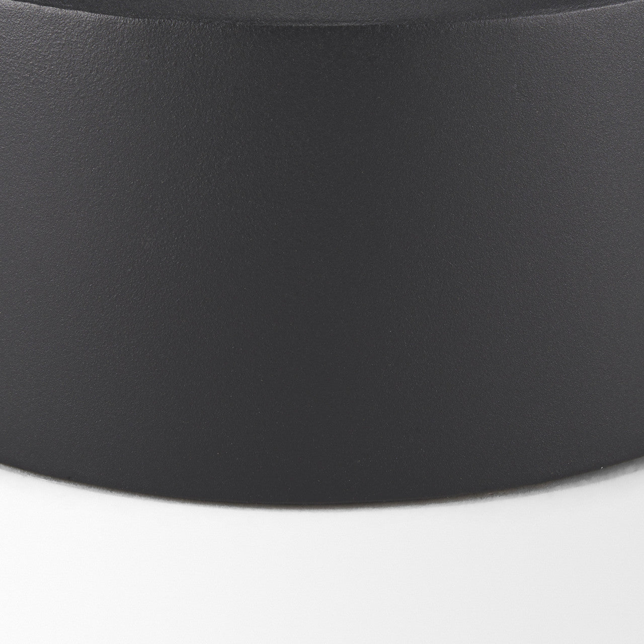 Tosca Medium Matte Black Metal Vase
