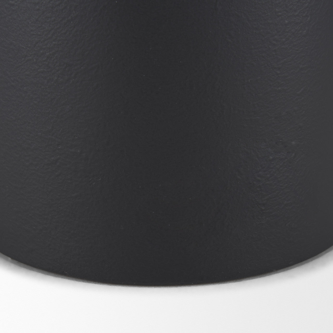 Townley Tall White w/ Black Ombre Metal Vase