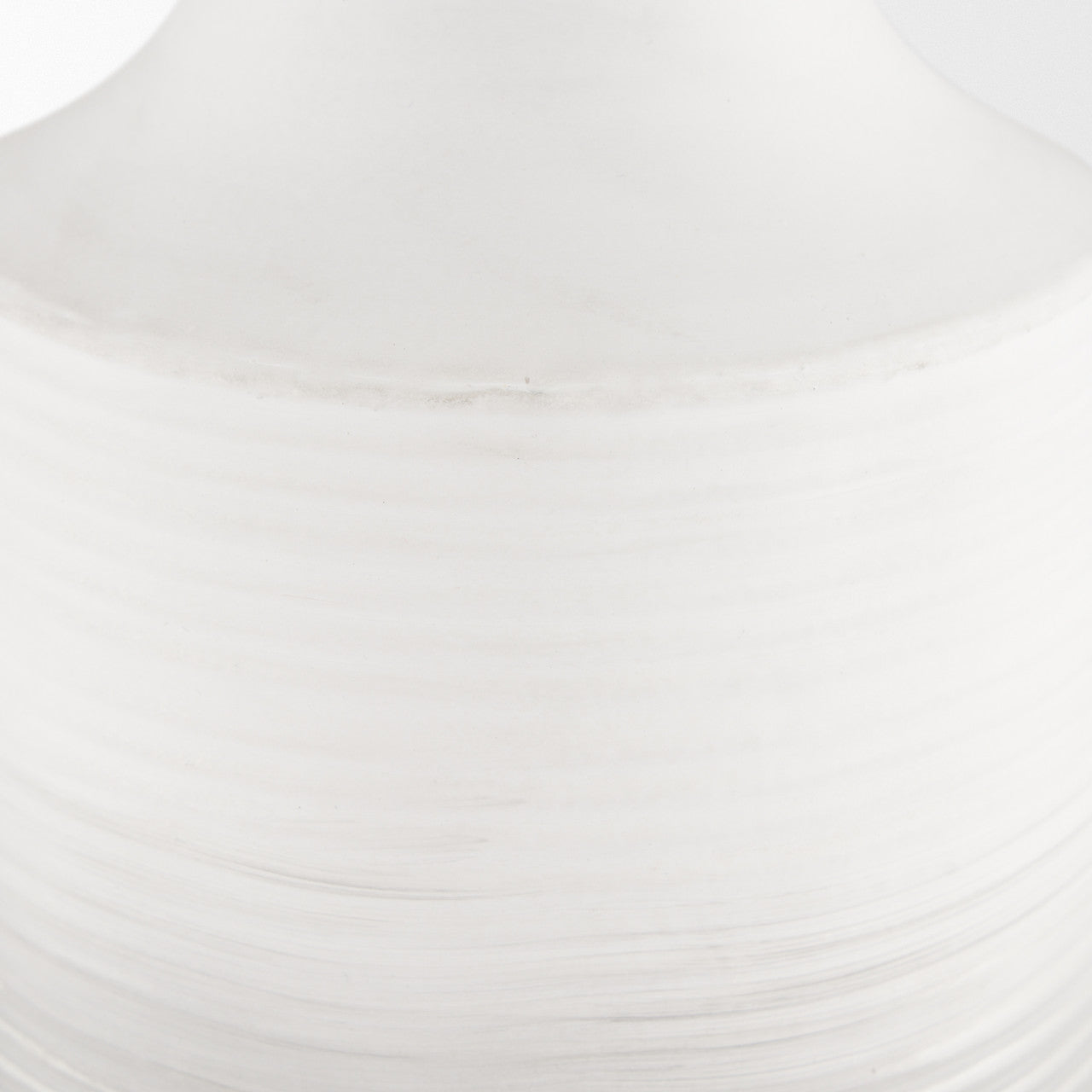 Toru Tall White w/ Grey Ombre Metal Vase