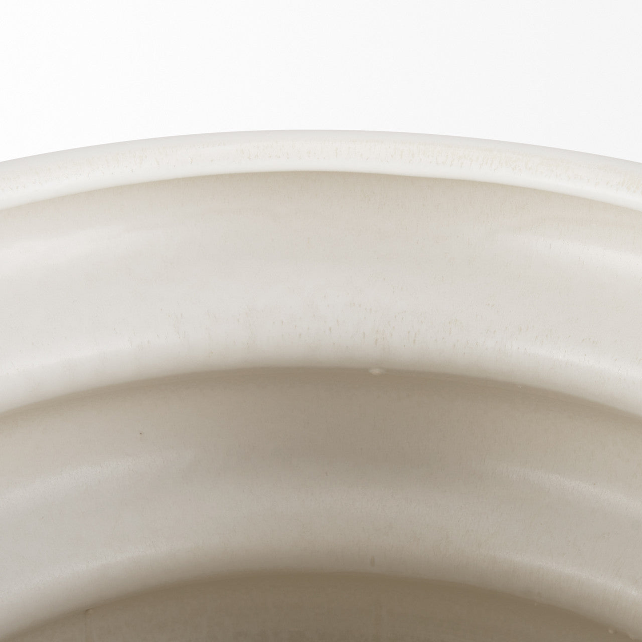 Twyla Tall Cream Glazed Floor Ceramic Vase