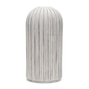 Ummi Tall Off White w/ Gray-Brown Antiquing Ceramic Floor Vase