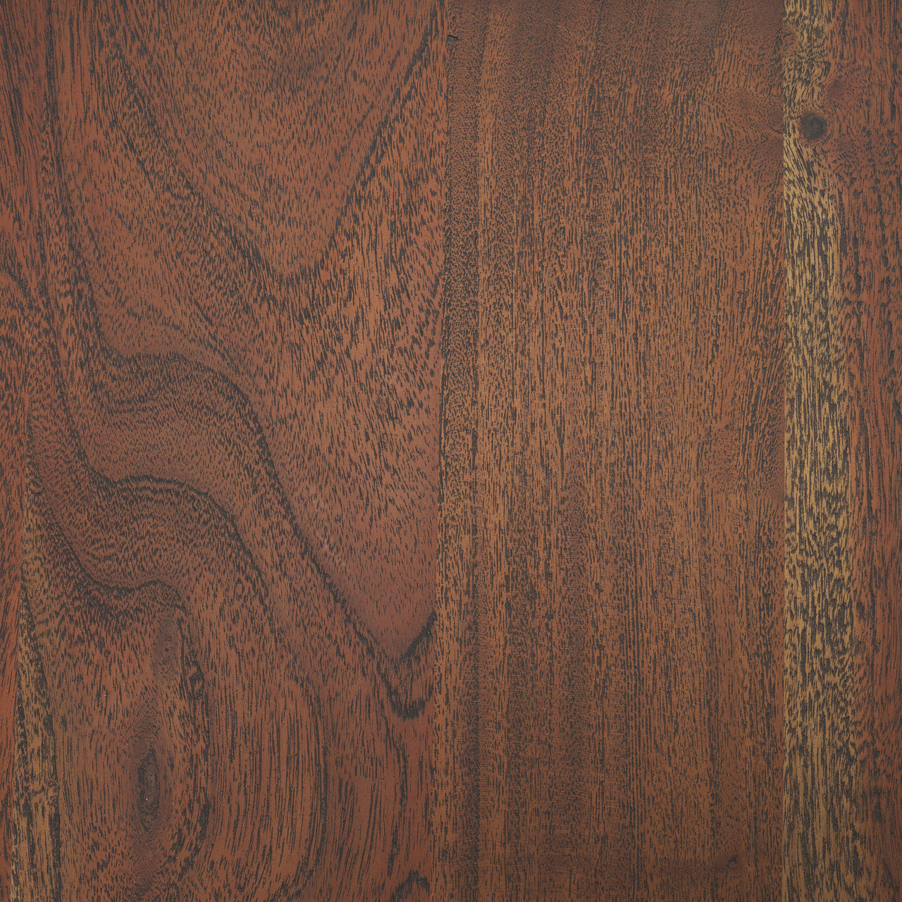 Sonel Pedestal Medium Dark Brown Acacia Wood Foyer Table