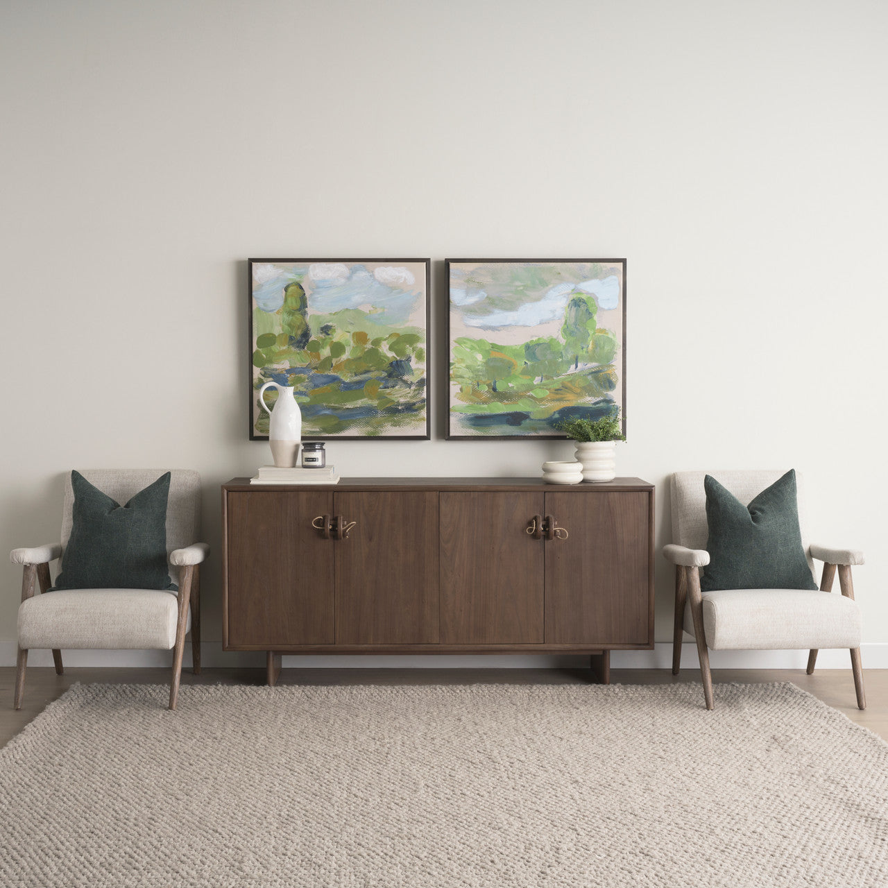 Valora Black Speckled Cream w/ Light Beige Ceramic Jug
