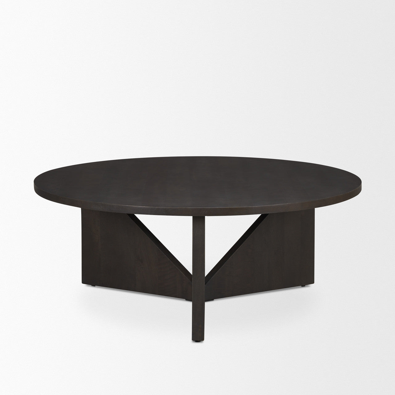 Tarro Brown Wood w/ Triangle Legs Coffee Table