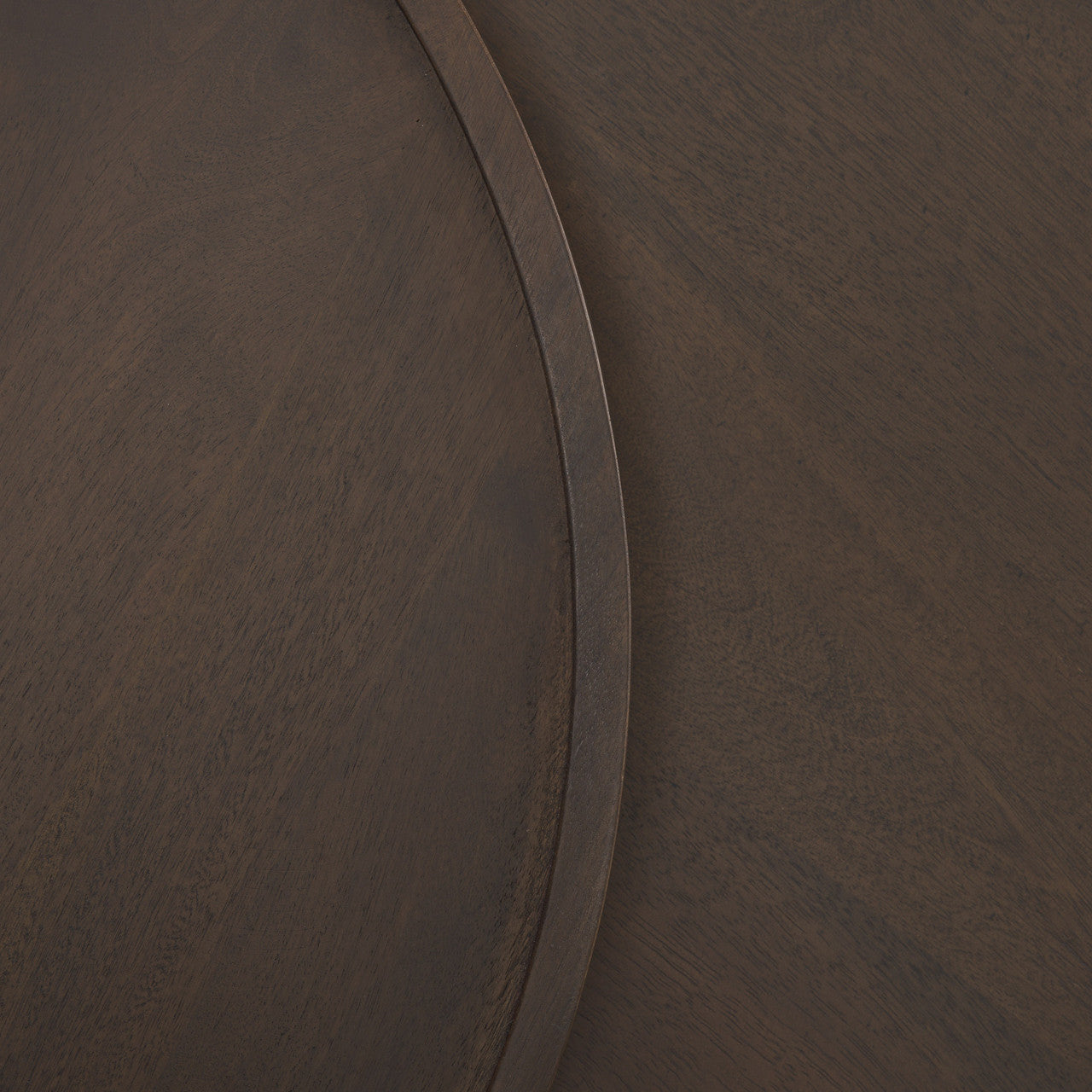 Takoda Dark Brown Wood Tapered Drum Nesting Coffee Tables