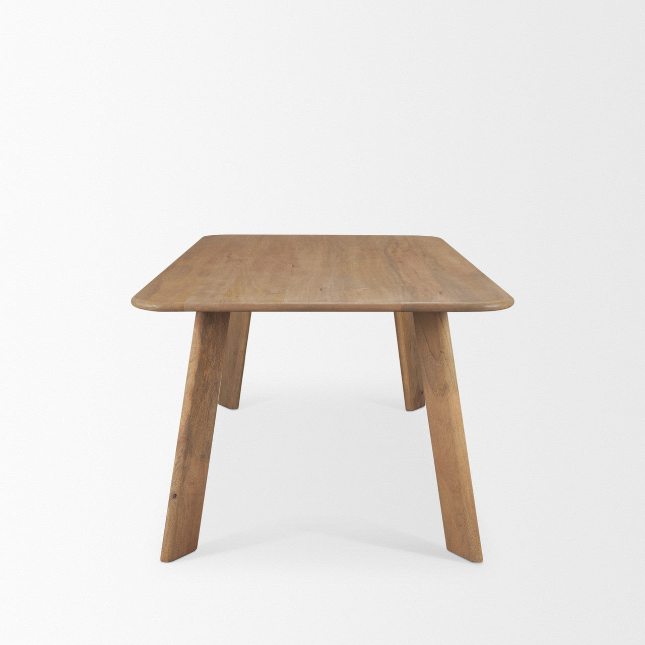 Welborn 84" Light Brown Wood Rectangular Dining Table