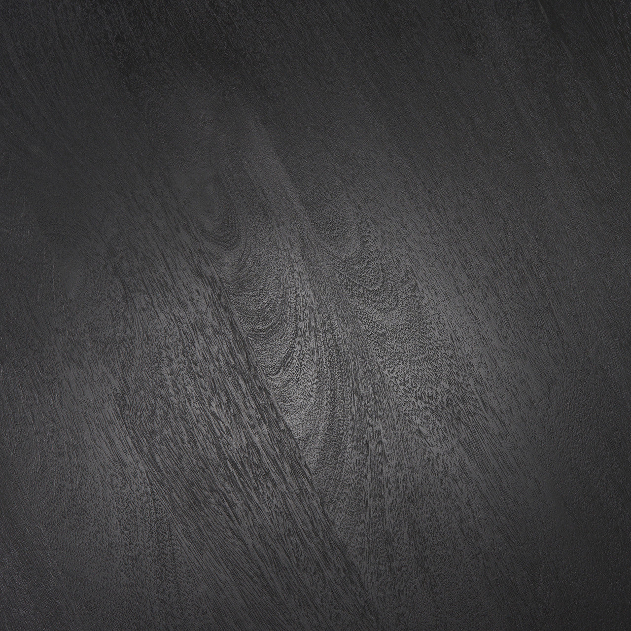 Soma Textured Black Acacia Wood Round Dining Table