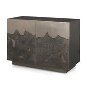 Roxdale Acid Washed Iron Metal Accent Cabinet