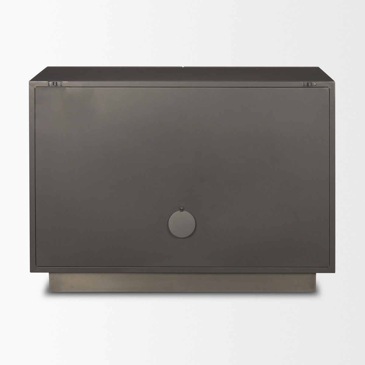 Roxdale Acid Washed Iron Metal Accent Cabinet