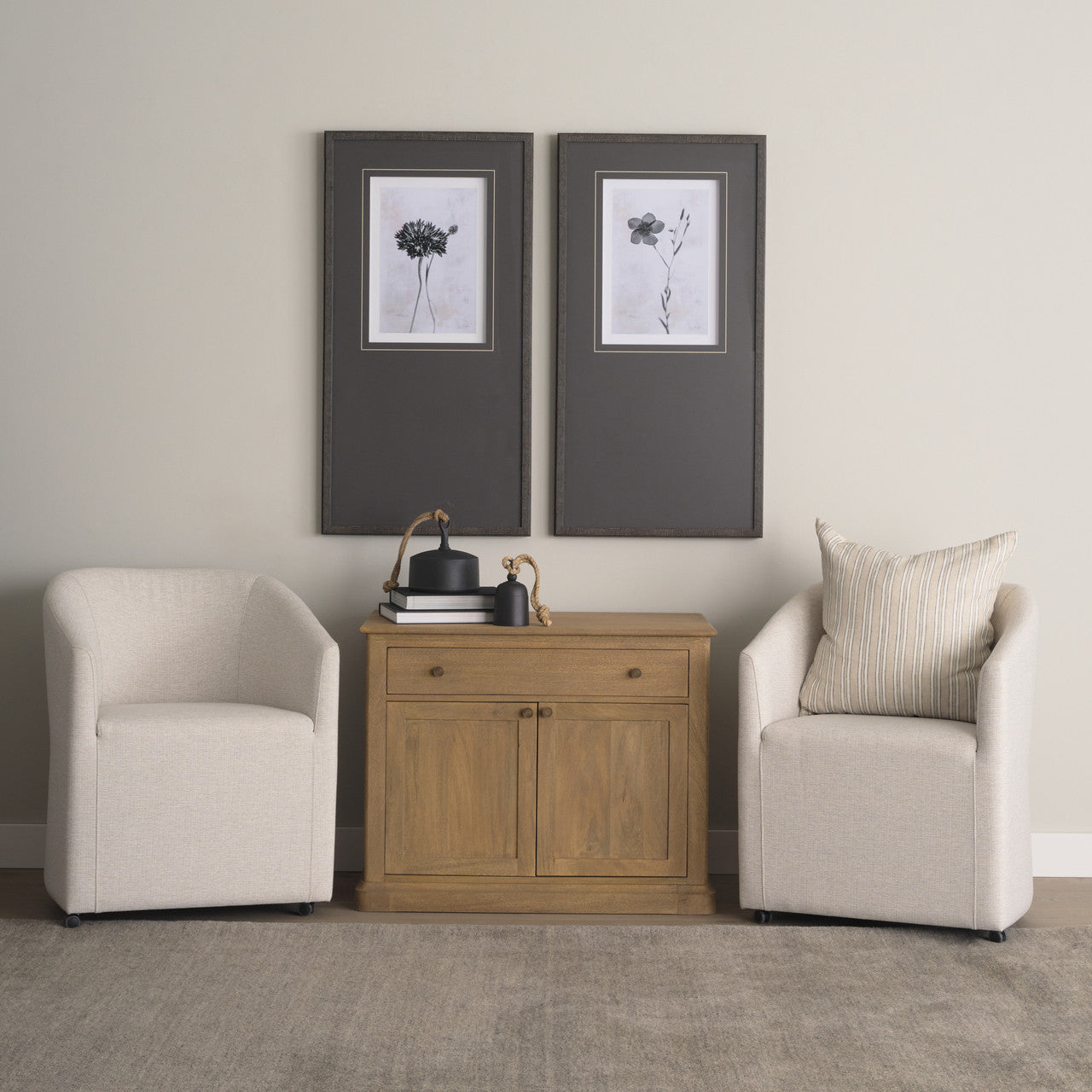 Quincy Small Matte Black Metal Decorative Bell Object