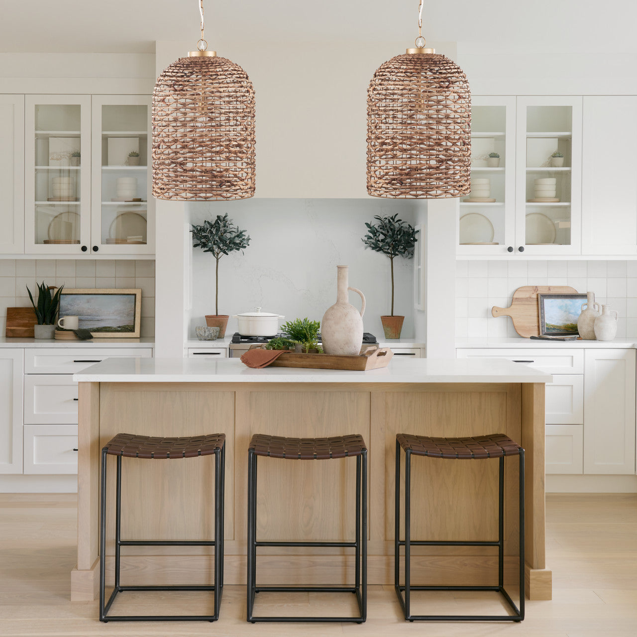 Sana Tall Watergrass Pendant Light