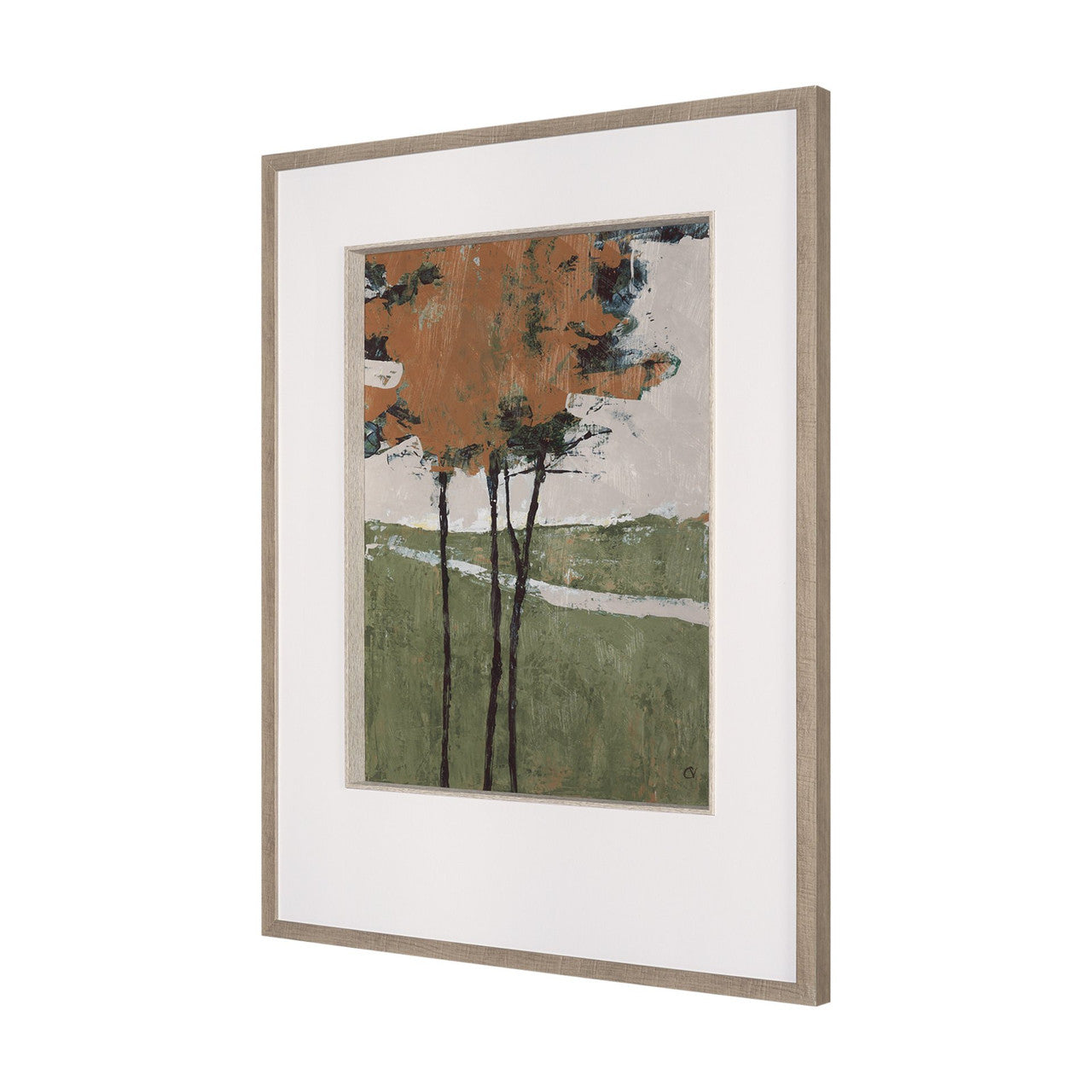 Majestic Canopy I by Mercana Studio Textured Framed Artwork Matted under Glass