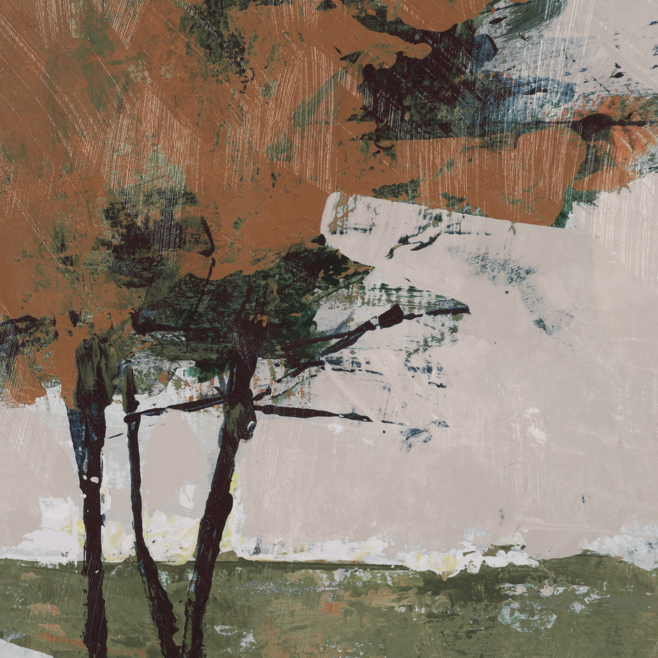 Majestic Canopy I by Mercana Studio Textured Framed Artwork Matted under Glass