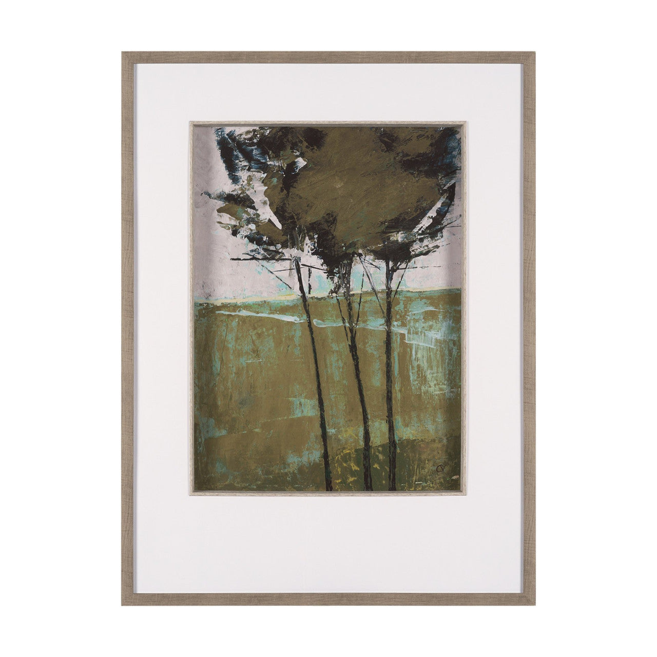 Majestic Canopy II by Mercana Studio Textured Framed Artwork Matted under Glass