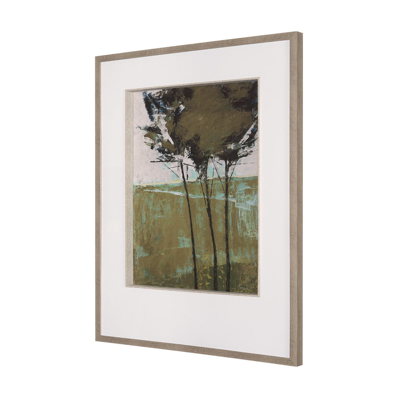 Majestic Canopy II by Mercana Studio Textured Framed Artwork Matted under Glass