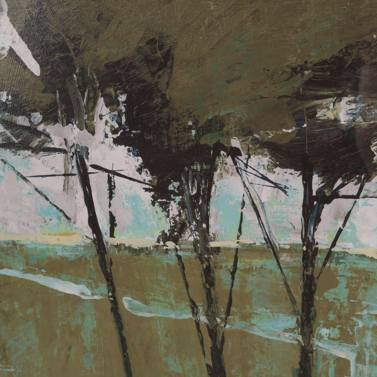 Majestic Canopy II by Mercana Studio Textured Framed Artwork Matted under Glass
