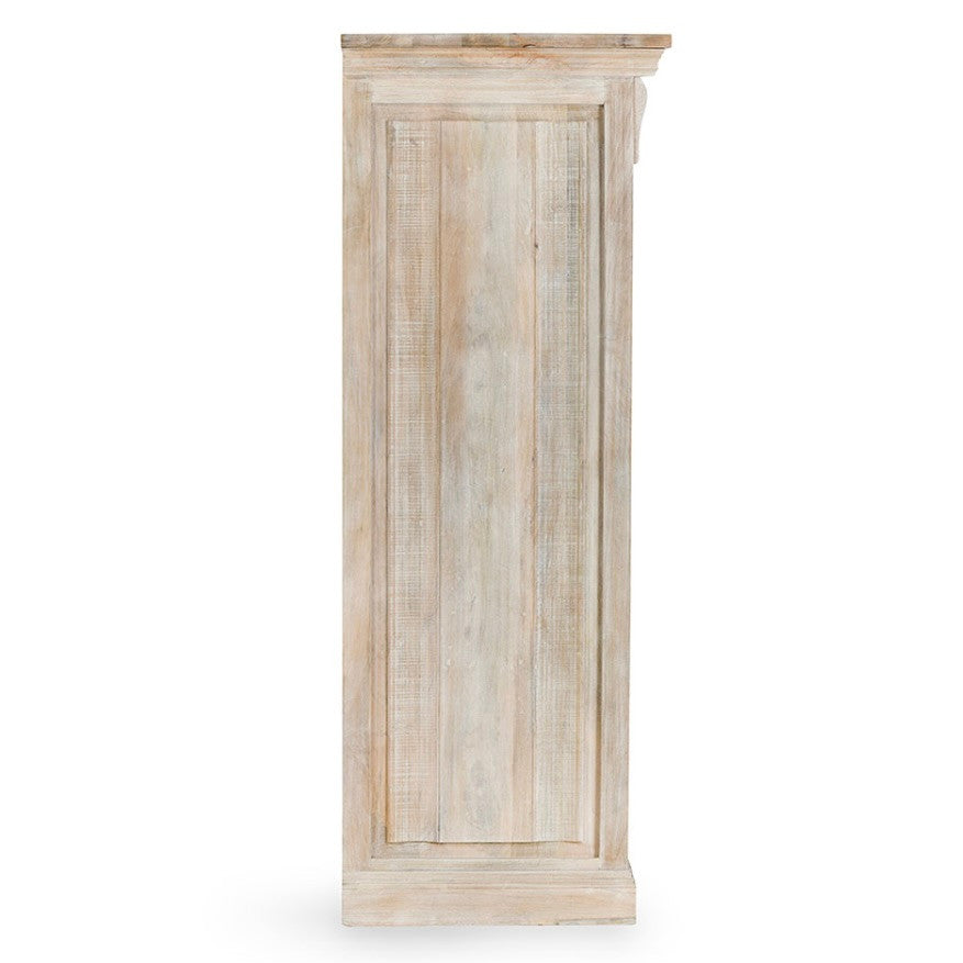 Adelaide 6-Drawer Mango Wood Chest Natural White Wash